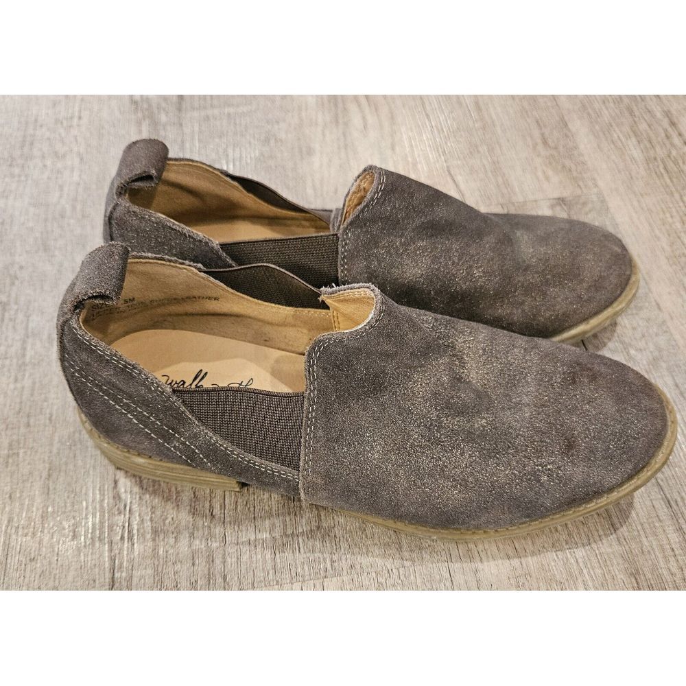 "Highland" Suede Ankle Boots by Walk With Me Brown Sparkle Ankle Boots Size 7.5W